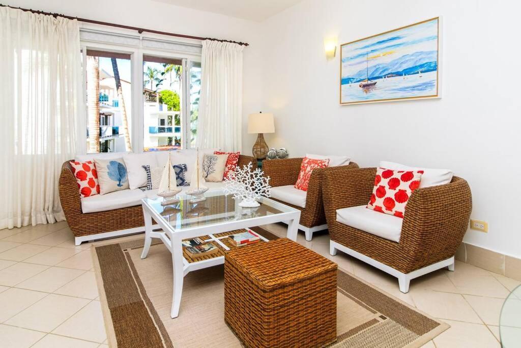 לאס טרנאס Palmeraie Terrenas Beach Apartamento מראה חיצוני תמונה